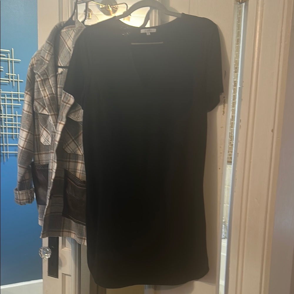 Black Short Sleeve Dress